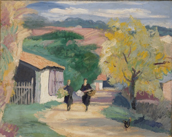 Paysage du Dauphiné, Jules Flandrin, avant 1947