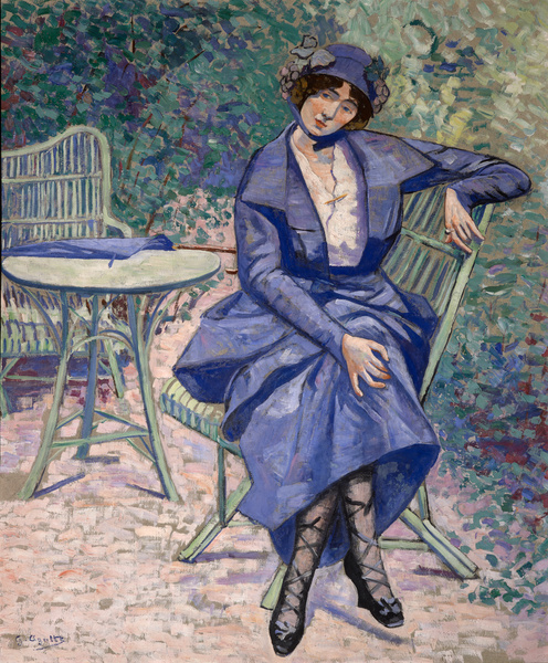 Femme à la robe bleue_0