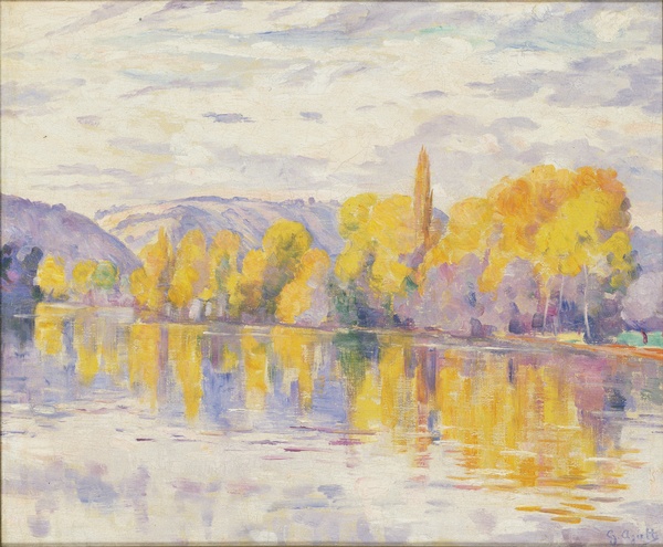 Bords de Seine à l'automne_0