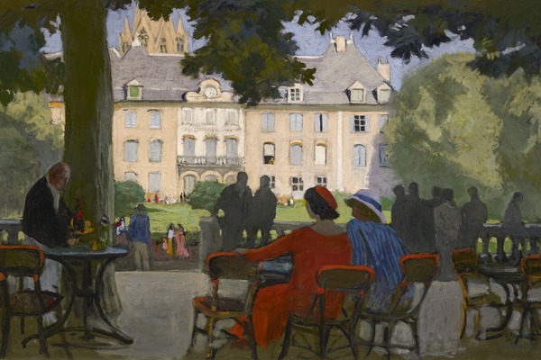 Terrasse du Jardin de ville, Jules Flandrin, vers 1932