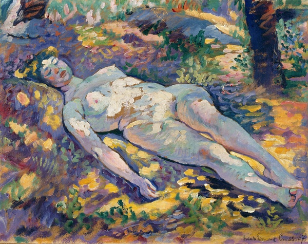 Dormeuse nue dans la clairière_0