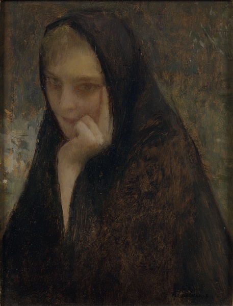 Portrait de jeune femme_0