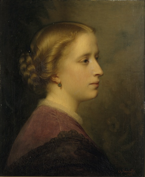 Portrait de Mme Ch. Landelle, Charles Landelle, 1861