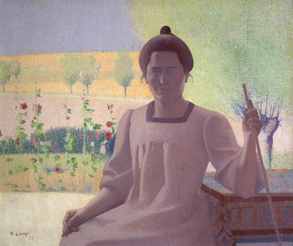 Contre-jour. Portrait de la femme de l'artiste ; Portrait de la femme de l'artiste à contre-jour. (Titre attribué), Achille Laugé, 1899