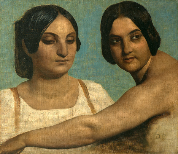 Deux femmes italiennes, Dominique Papety, vers 1840