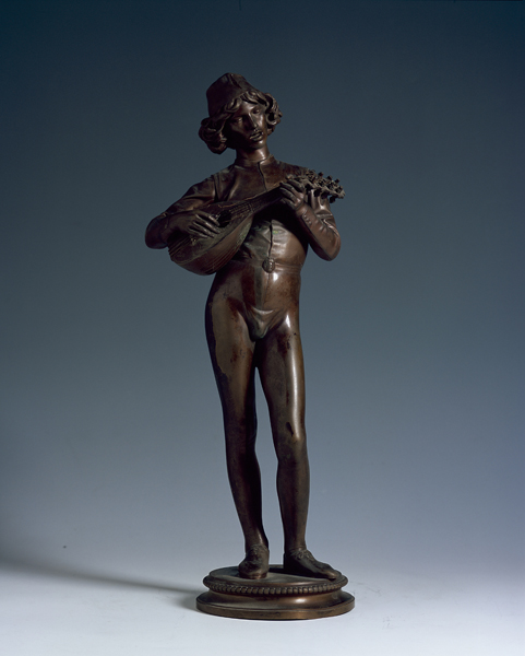 Chanteur florentin ; Joueur de mandoline (Ancien titre), Paul Dubois, 19e siècle