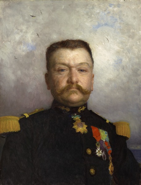 Portrait du général de Beylié, Ernest Hébert, 1891