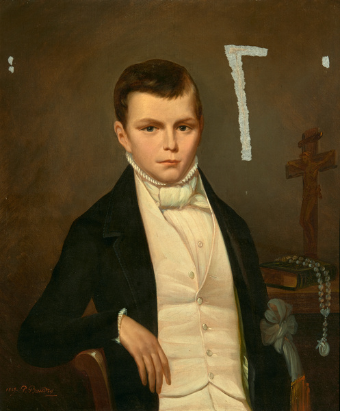 Le Premier communiant, Paul Baudry, 1849