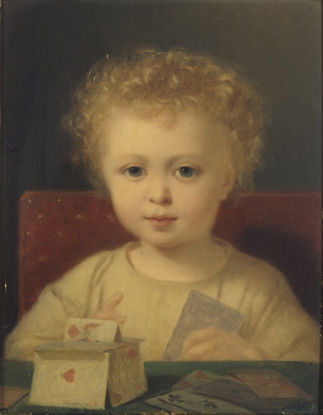 Portrait de Paul Landelle, fils de l'auteur, Charles Landelle, 1860