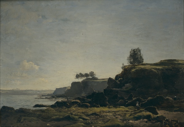 Falaise au bord de la mer_0