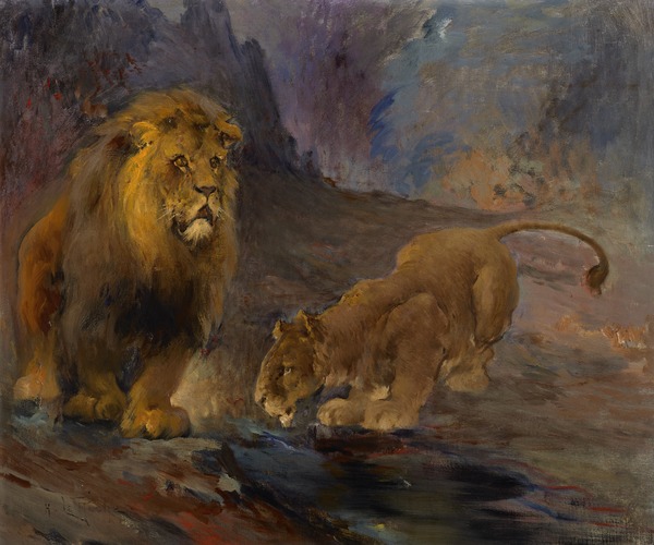 Lion et lionne_0