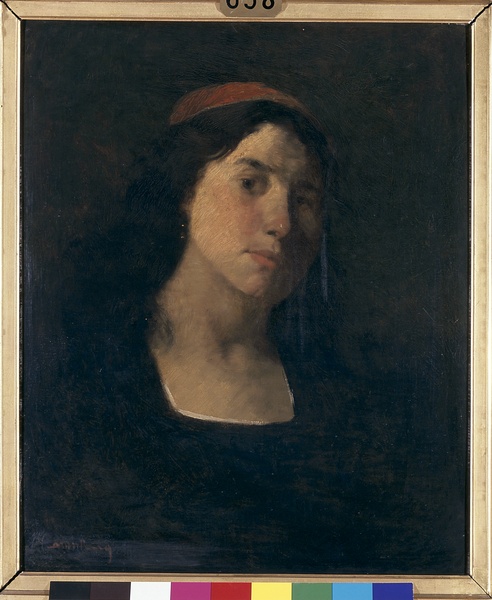 Tête d'étude, Louis Mettling, 19e siècle