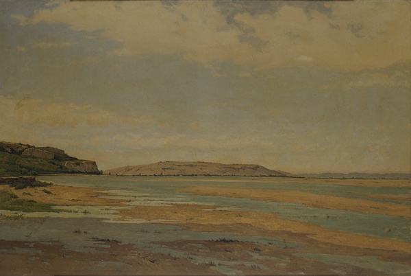 La Durance à Orgon, Alfred Casile, 1888