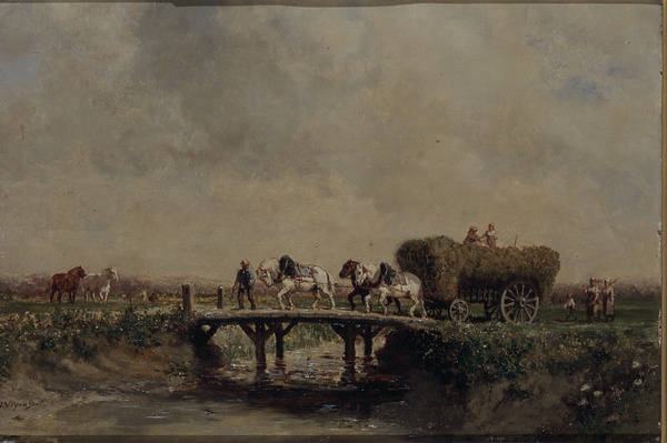 La fenaison, Jules-Jacques Veyrassat, 19e siècle