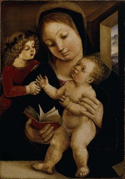 Vierge à l'Enfant avec le petit saint Jean-Baptiste ; La Vierge, Jésus et le petit saint Jean (Ancien titre)_0
