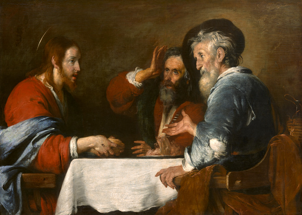 Le Christ à Emmaüs ; Les disciples d'Emmaüs et la fraction du pain (Ancien titre)_0