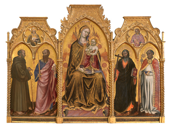 Vierge à l'Enfant entre saint Gérard, saint Paul, saint André et saint Nicolas_0