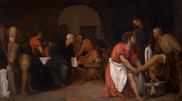 Le Lavement des pieds, Il Tintoretto, 16e siècle