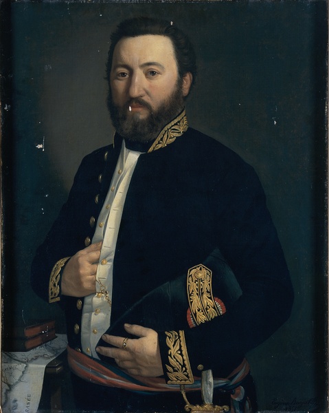 Portrait de M.Guibert, vice-consul en Espagne, Etienne Antoine Eugène Ronjat, 1851