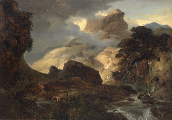 Paysage historique, Achille-Etna Michallon, vers 1821