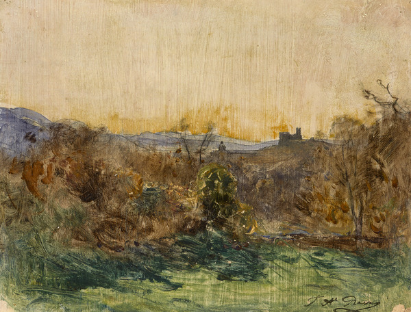 Environs de Crémieu, François Auguste Ravier, 19e siècle