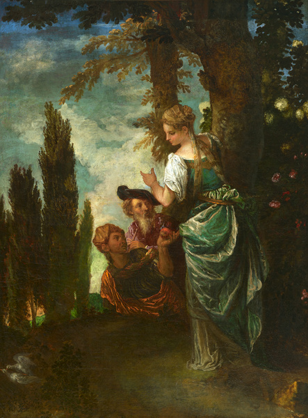 Musiciens dans un paysage, Jean-Baptiste Forest, 1724-1737