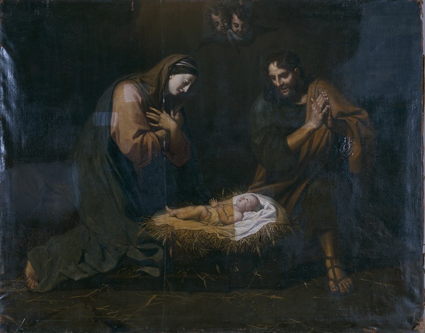 La Nativité ; Une crèche (Ancien titre), Николя де Платтемонтань, ок. 1650–1660