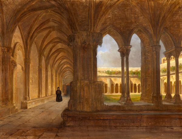 Cloître Saint-Trophime à Arles, Alexandre Debelle, avant 1835