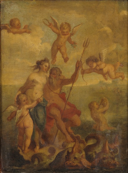 Neptune et Amphitrite sur le char de Neptune_0