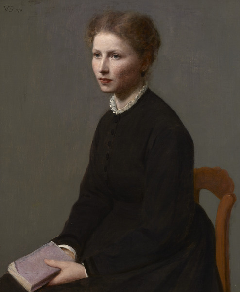 Portrait de Melle Charlotte Dubourg, soeur de l'auteur_0