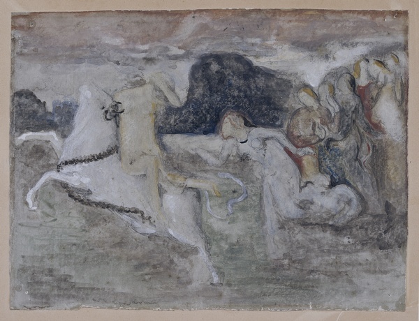 Scène mythologique. Enlèvement d'Europe, René Piot, 20e siècle