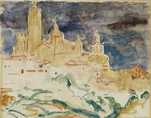 Paysage, René Piot, vers 1910