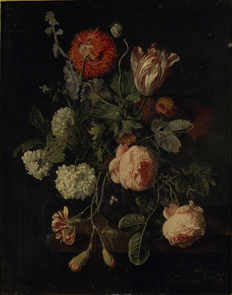 Vase de fleurs, Simon Pietersz Verelst, 17e siècle