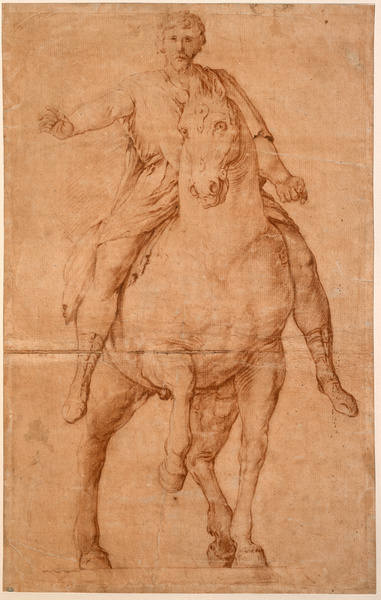 La Statue de Marc Aurèle au Capitole ; Cavalier romain (Ancien titre)_0