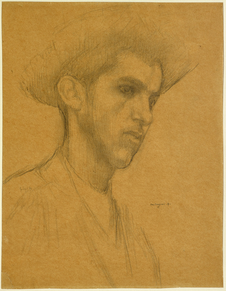 Etude de tête pour Les Conscrits ; Les Conscrits (Ancien titre), Pascal Adolphe Jean Dagnan-Bouveret, 1889