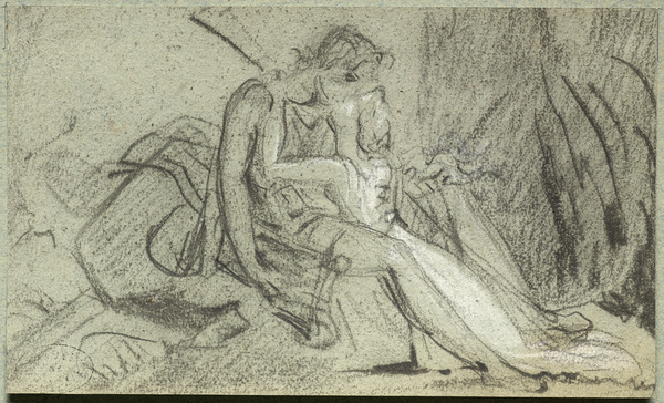 Le Baiser, Dominique Papety, 19e siècle