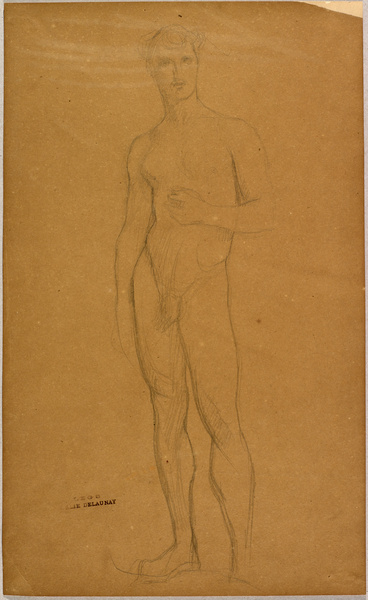 Académie d'homme (étude pour le Panthéon), Jules Elie Delaunay, 1874-1884