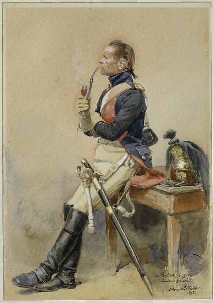 Un dragon, Jean Baptiste Edouard Detaille, 1895