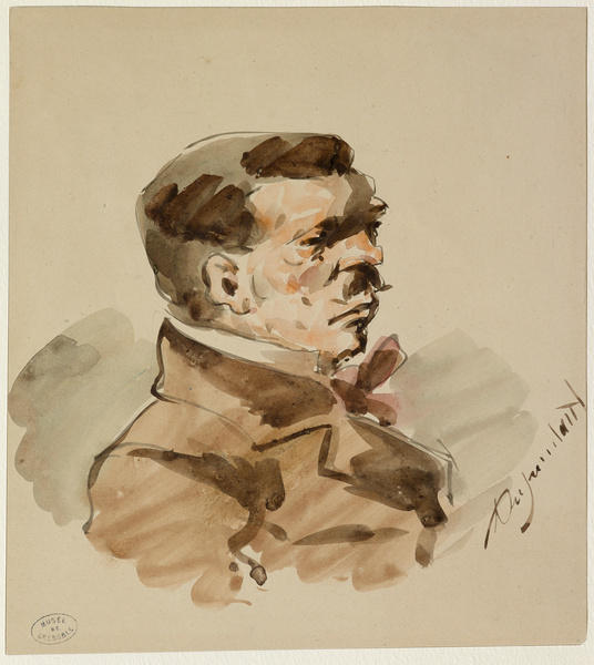 Portrait-charge ; Portrait d'homme (Ancien titre), Alexandre Dupendant