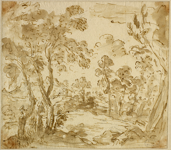 Paysage, Marco Ricci, 18e siècle
