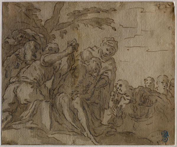 La Déploration du Christ ; Jésus et les Saintes Femmes (Ancien titre), Marcantonio Bassetti, 17e siècle