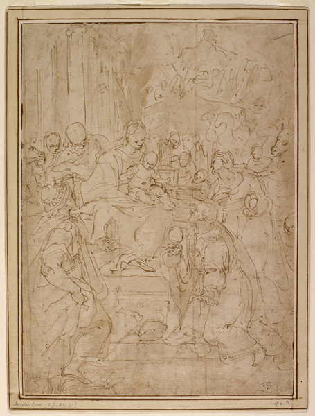 Adoration des Mages, Filippo Bellini, 16e siècle