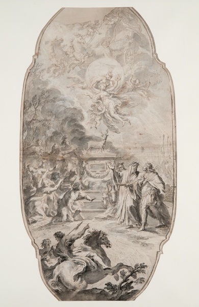 Diane enlevant Iphigénie, Giacomo Del Po, 1713-1723