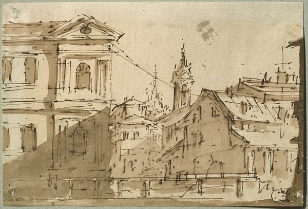 Place de ville italienne ; Monuments (Ancien titre), Giovanni Migliara, 18e siècle