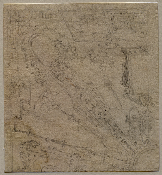 Motifs décoratifs ; Angle de plafond (Ancien titre), Bernardino Poccetti, 16e siècle