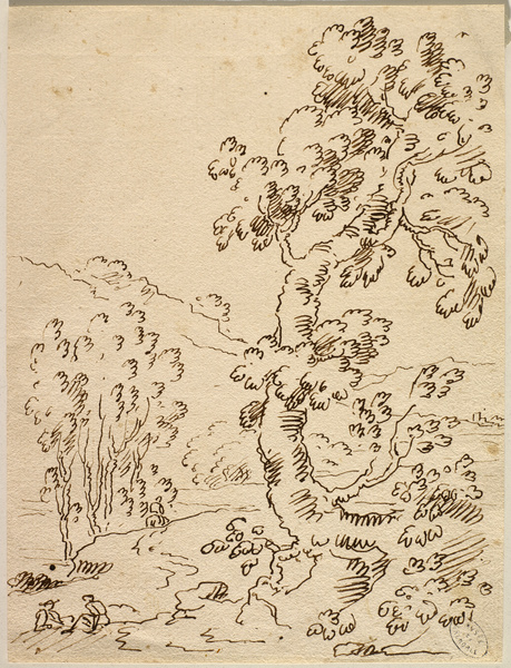 Paysage, Francesco Zuccarelli, 18e siècle
