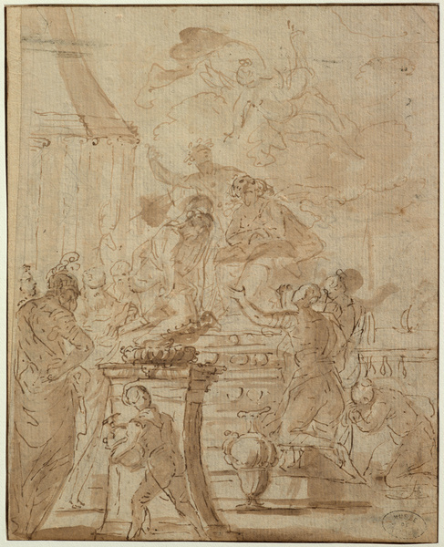 Sacrifice d'Iphigénie, Fabio Canal, 18e siècle
