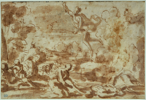 Junon et Argus ; La mort d'Adonis (Ancien titre), Charles-Alphonse Dufresnoy, 17e siècle