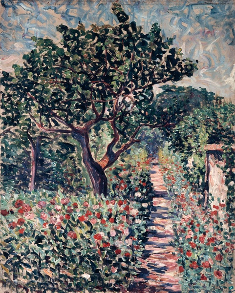 Jardin à Bonnières, Georgette Agutte, 20e siècle