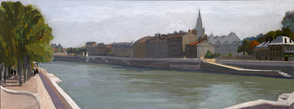 Les Quais de l'Isère, Jules Flandrin, 1922